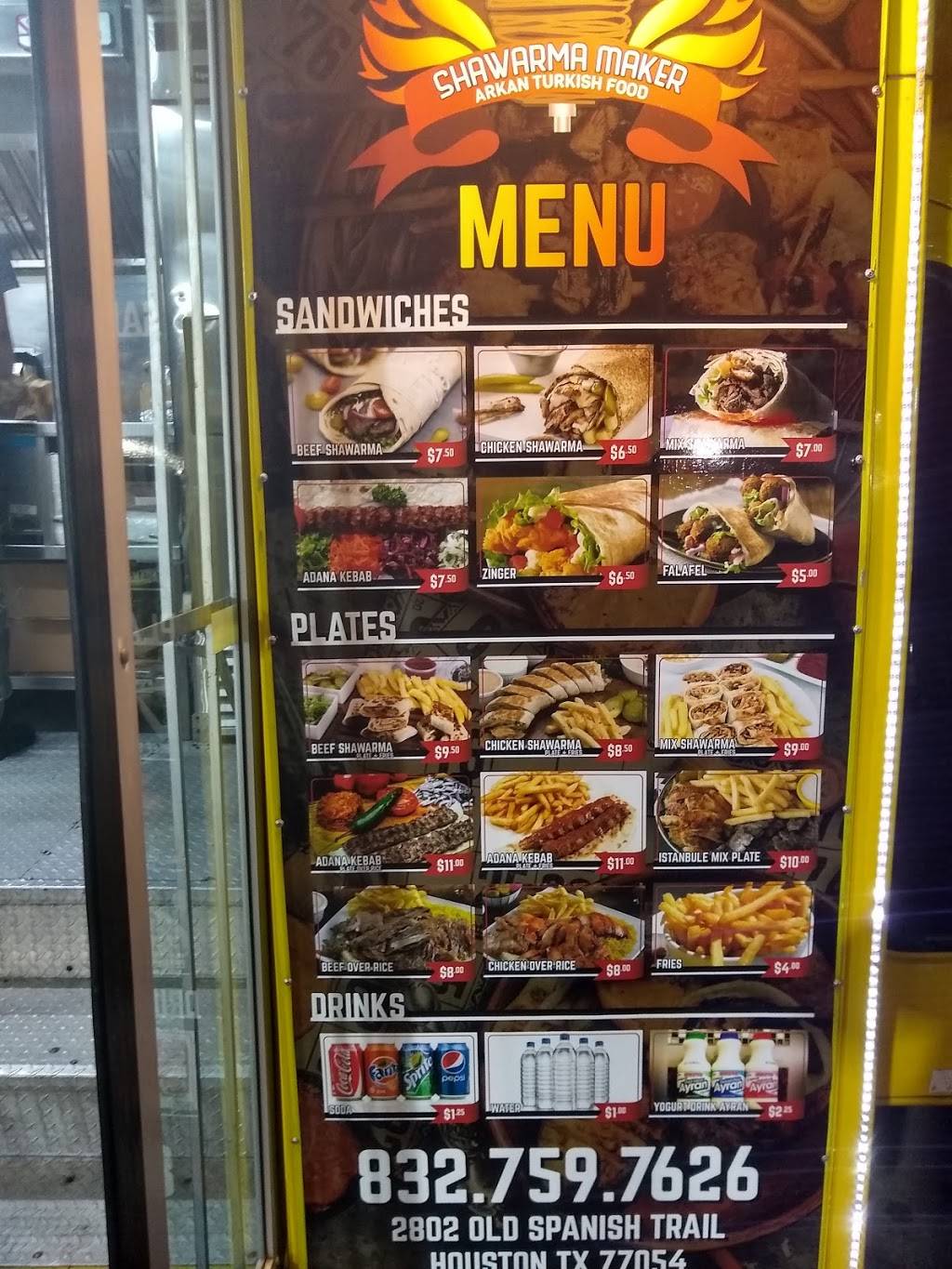 Istanbul Doner & Kebap | restaurant | 2802 Old Spanish Trail, Houston, TX 77054, USA | 8327597626 OR +1 832-759-7626