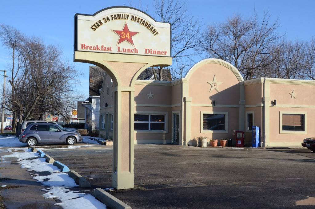 Star 34 Family Restaurant | restaurant | 336 W Church St, Sandwich, IL 60548, USA | 8157869898 OR +1 815-786-9898