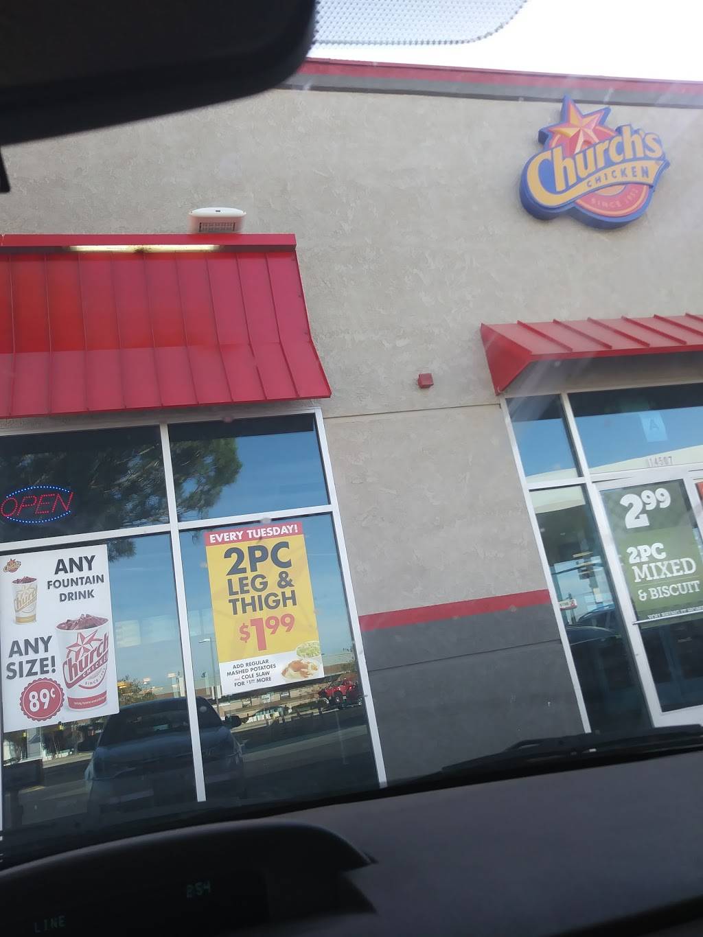 Churchs Chicken | restaurant | 14507 Palmdale Rd, Victorville, CA 92392, USA | 7602451141 OR +1 760-245-1141