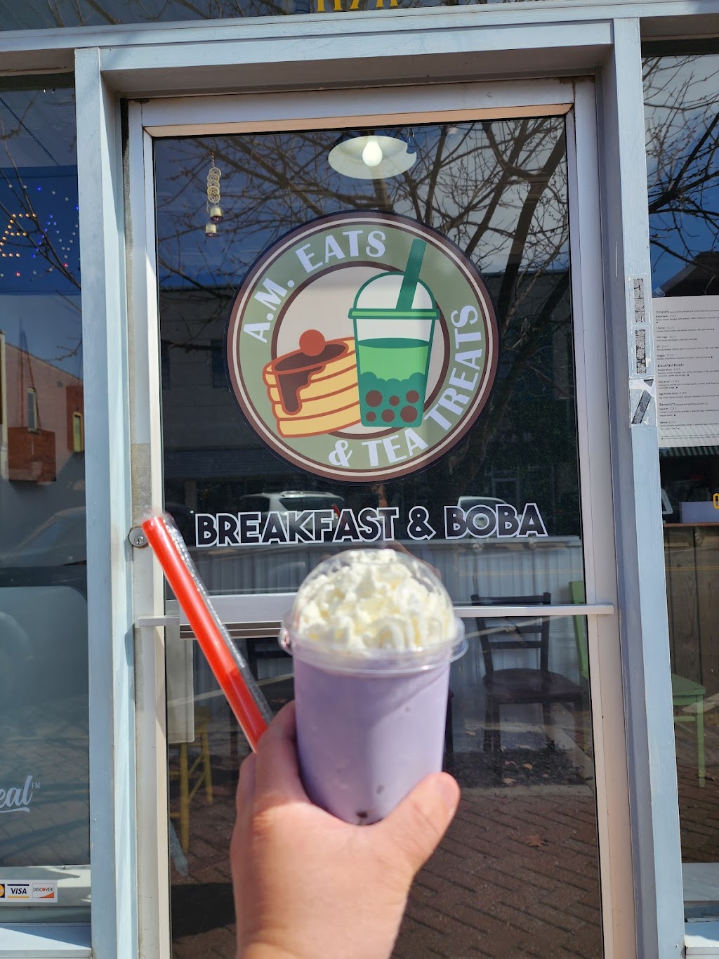 A.M. Eats & Tea Treats | restaurant | 117 S Broadway St, Siloam Springs, AR 72761, USA | 4793732318 OR +1 479-373-2318