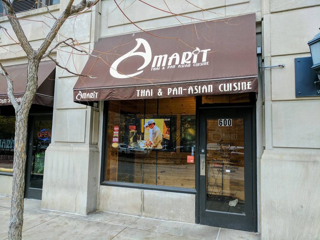 Amarit Thai and Sushi | restaurant | 600 S Dearborn St, Chicago, IL 60605, USA | 3129391179 OR +1 312-939-1179
