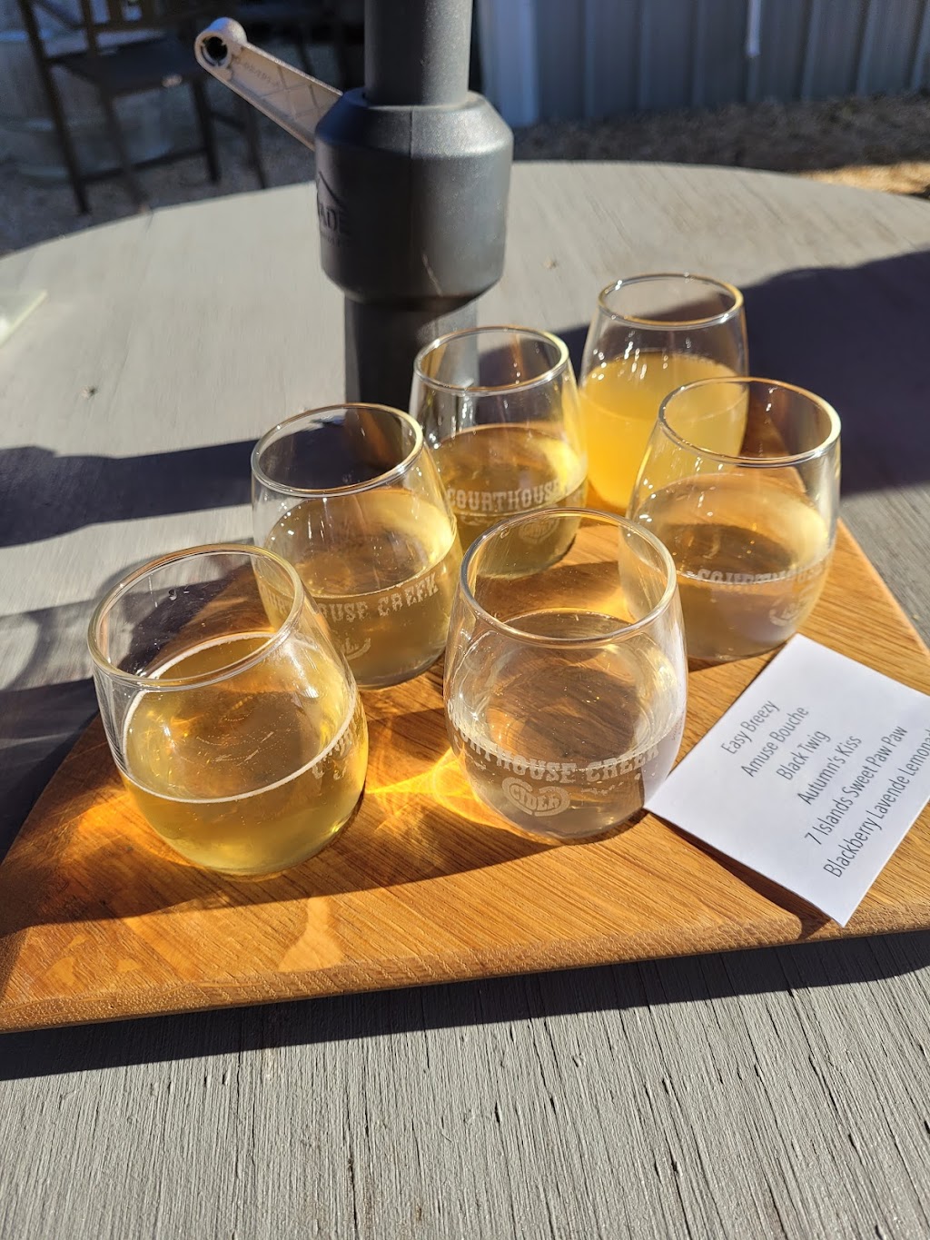 Courthouse Creek Cider | restaurant | 1581 Maidens Rd, Maidens, VA 23102, USA | 8045433157 OR +1 804-543-3157