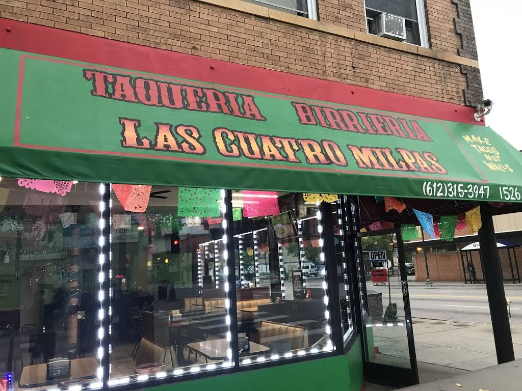 Taqueria y birrieria las cuatro milpas | restaurant | 1526 E Lake St, Minneapolis, MN 55407, USA | 6128348814 OR +1 612-834-8814
