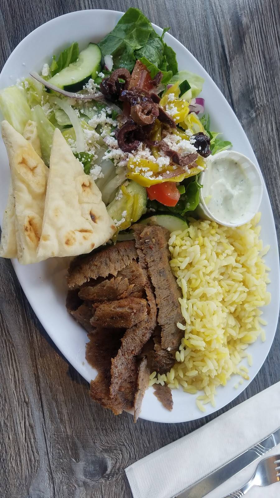 Acropolis Greek Grill | restaurant | 3295 Business Park Dr Suite D, Vista, CA 92081, USA | 7605999959 OR +1 760-599-9959