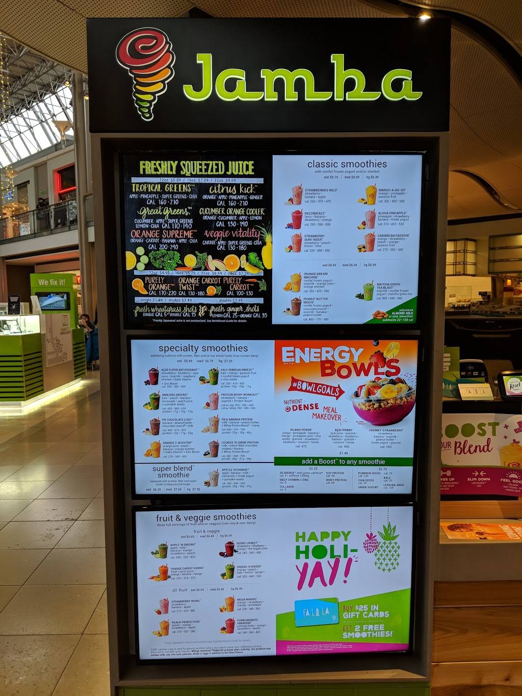 Jamba The Mall in Columbia | restaurant | 10300 Little Patuxent Pkwy Ste 5537, Columbia, MD 21044, USA | 4109882126 OR +1 410-988-2126