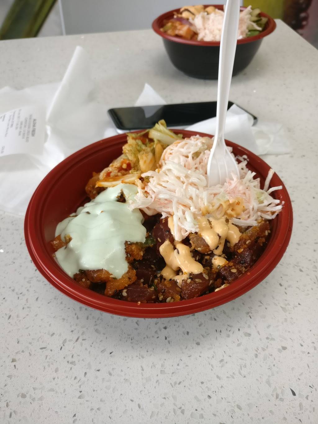 Aloha Fresh | restaurant | 2456, 19740 Stevens Creek Blvd, Cupertino, CA 95014, USA | 4088619544 OR +1 408-861-9544