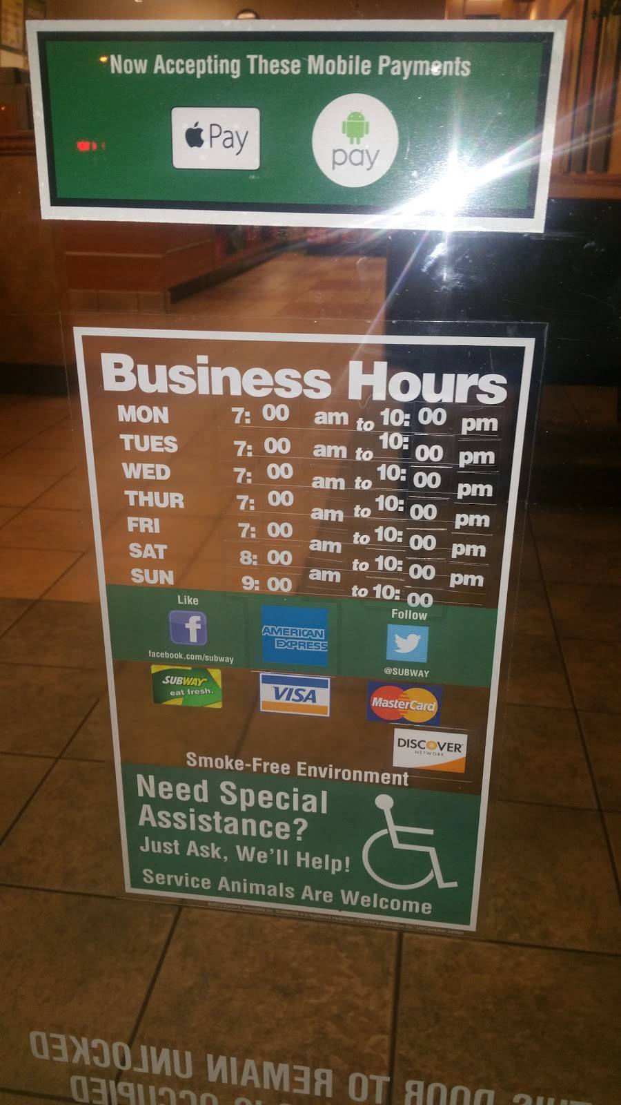 Subway Restaurants | restaurant | The Plaza at Royal Oaks, 12002 Richmond Ave Suite 1000, Houston, TX 77082, USA | 2815565061 OR +1 281-556-5061