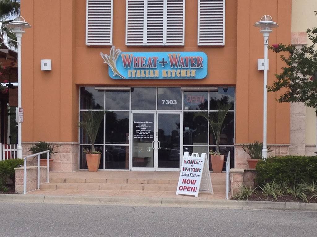 Wheat + Water Italian Kitchen | restaurant | 7303 52nd Pl E, Bradenton, FL 34203, USA | 9412163562 OR +1 941-216-3562