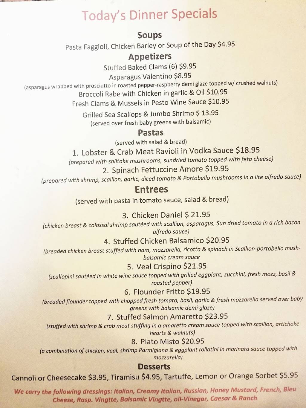 Bellinis II | restaurant | 432 New Brunswick Ave, Fords, NJ 08863, USA | 7327380666 OR +1 732-738-0666