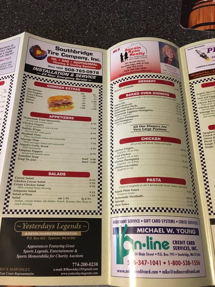 Napoli Pizza III | restaurant | 57 Main St, Sturbridge, MA 01566, USA | 5083478225 OR +1 508-347-8225