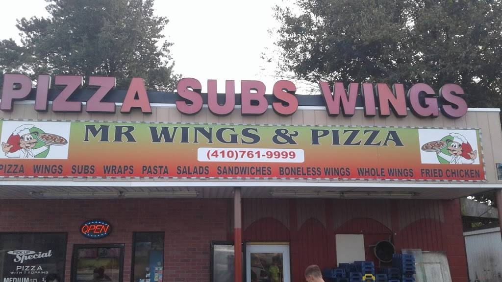 Mr. Wings & Pizza | meal delivery | 7622 Baltimore Annapolis Blvd, Glen Burnie, MD 21060, USA | 4107619999 OR +1 410-761-9999