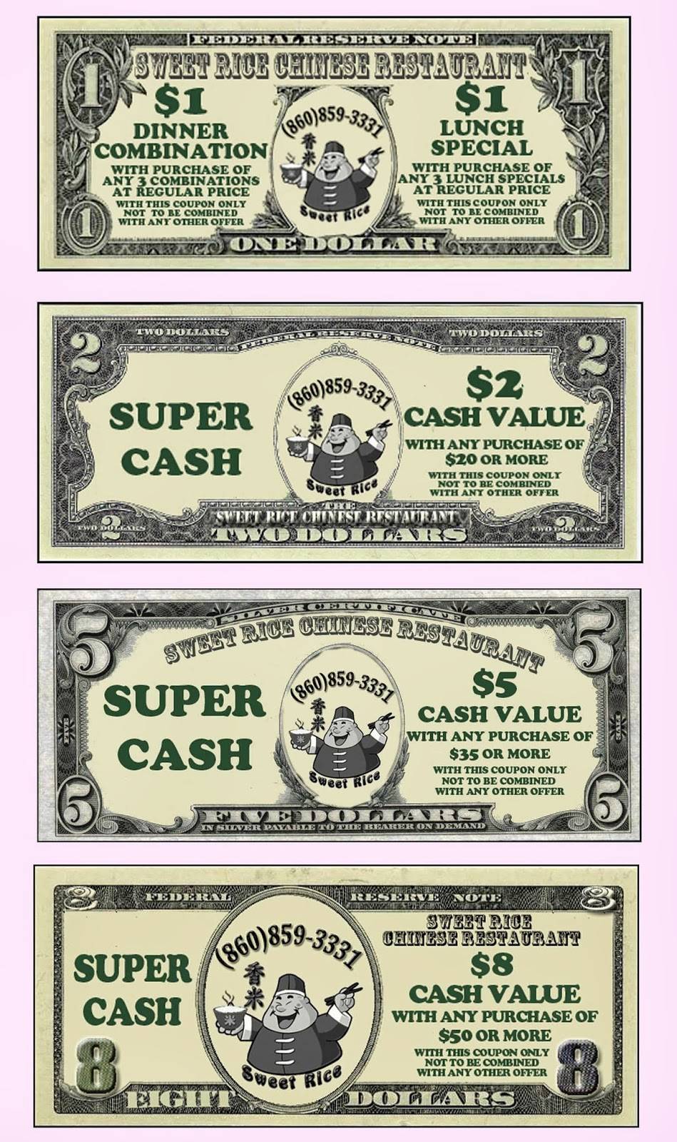 Sweet Rice Chinese Restaurant | restaurant | 1 New London Rd #25, Salem, CT 06420, USA | 8608593331 OR +1 860-859-3331