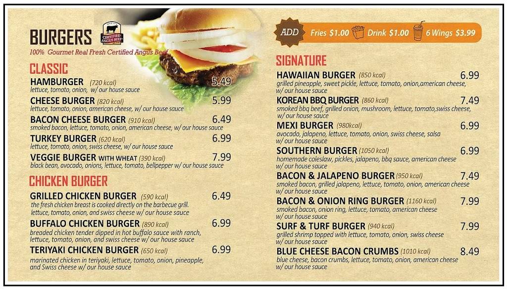 Wings N Burger Factory | restaurant | 1943 Jesse Jewell Pkwy #700, Gainesville, GA 30501, USA | 6786965443 OR +1 678-696-5443