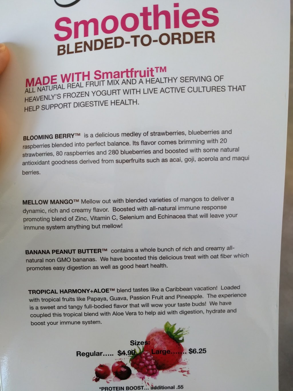 Heavenly Yogurt | restaurant | 10791 Tierrasanta Blvd # 101, San Diego, CA 92124, USA | 8588361463 OR +1 858-836-1463