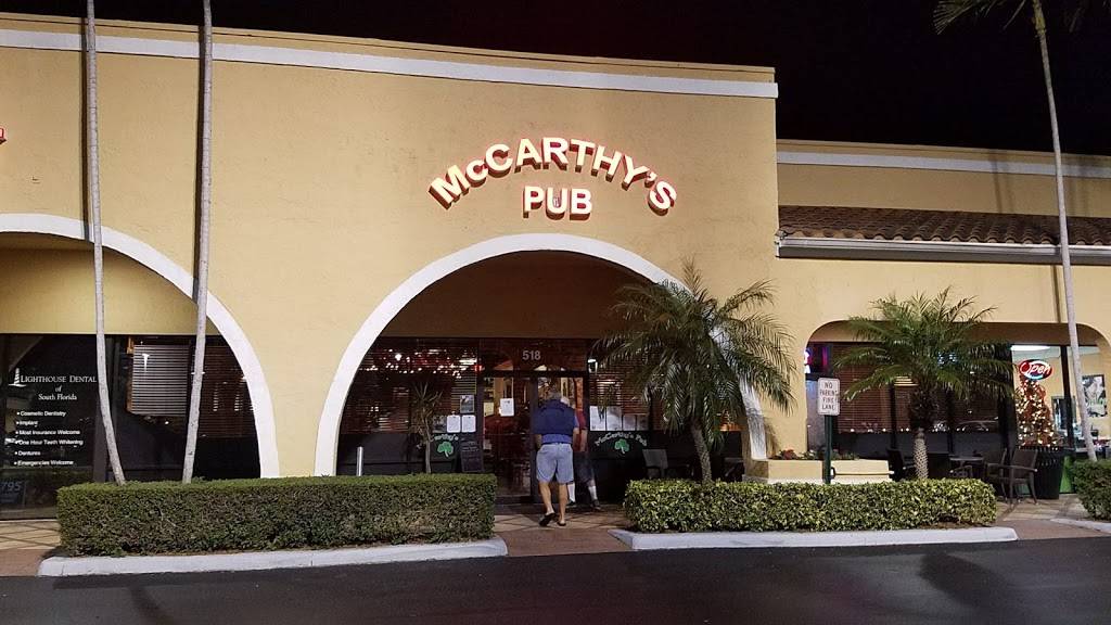 McCarthys Pub | restaurant | 518 US-1, Tequesta, FL 33469, USA | 5613209806 OR +1 561-320-9806