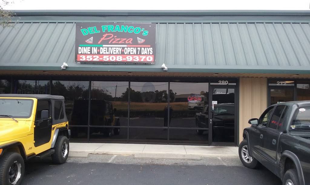 Del Francos Pizza | restaurant | 280 Silverado St, Tavares, FL 32778, USA | 3525089370 OR +1 352-508-9370