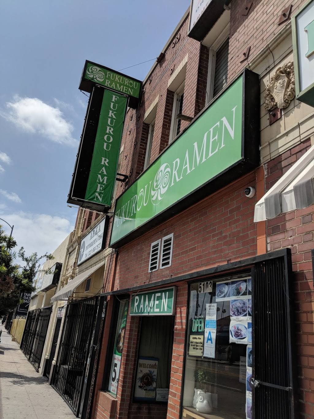 Fukurou Ramen | restaurant | 5103 Hollywood Blvd, Los Angeles, CA 90027, USA | 3237199011 OR +1 323-719-9011