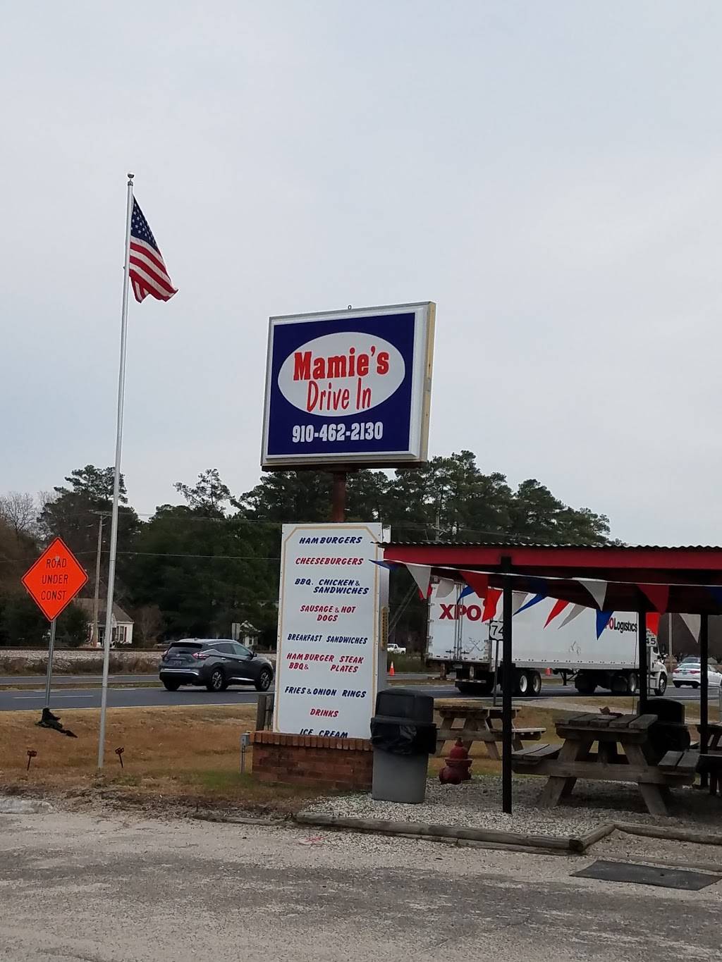 Mamies Drive Inn | restaurant | 9460 Andrew Jackson Highway, Laurel Hill, NC 28351, USA | 9104622130 OR +1 910-462-2130