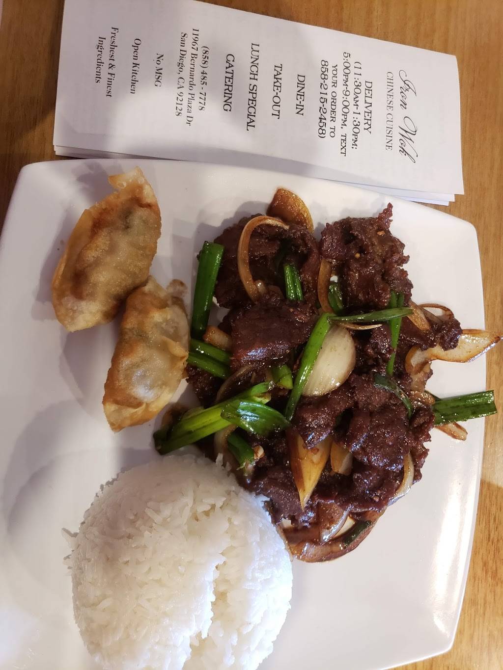 Iron Wok - Chinese Food Restaurant - Rancho Bernardo | restaurant | 11967 Bernardo Plaza Dr, San Diego, CA 92128, USA | 8584857778 OR +1 858-485-7778