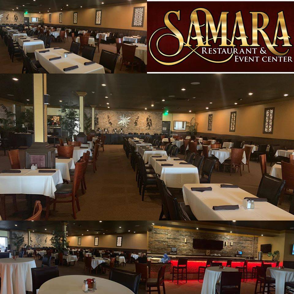 Samara Restaurant & Event Center | restaurant | 1160 N Kraemer Blvd, Anaheim, CA 92806, USA | 7144422444 OR +1 714-442-2444