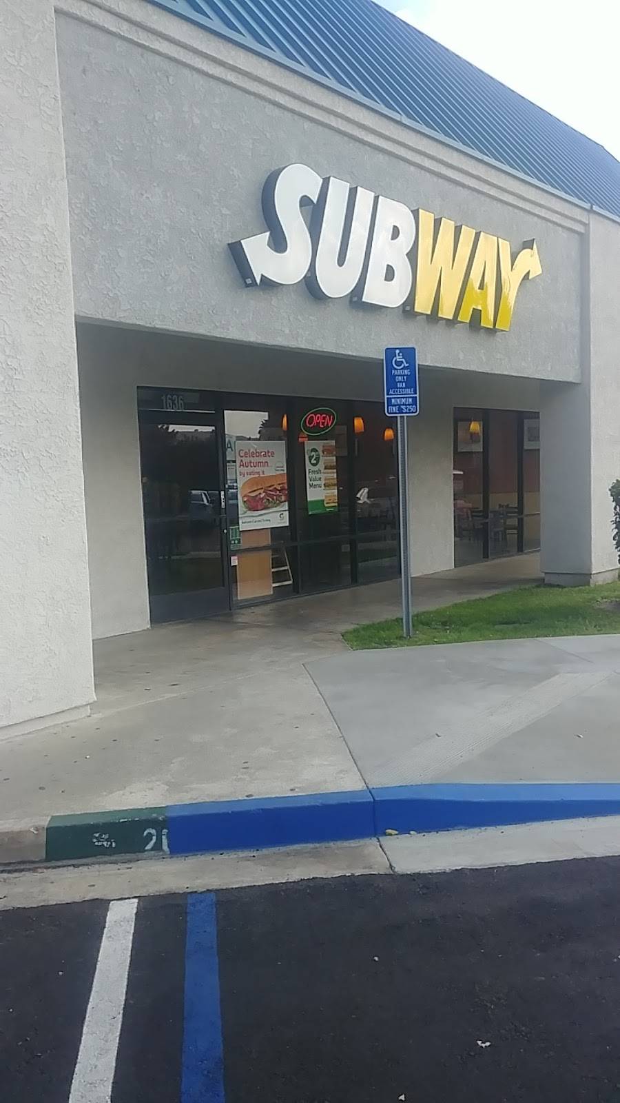Subway Restaurants | restaurant | 1636 W Mission Blvd, Pomona, CA 91766, USA | 9096201414 OR +1 909-620-1414