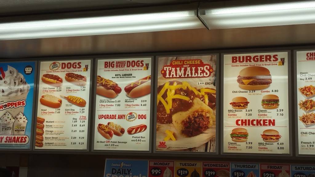 Wienerschnitzel | restaurant | 19101 Brookhurst St, Huntington Beach, CA 92646, USA | 7149629431 OR +1 714-962-9431