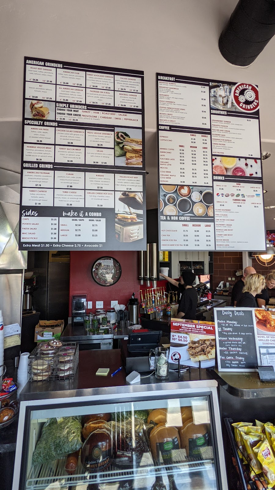 American Grinders | cafe | 4058 S River Rd #1, St. George, UT 84790, USA | 4352332111 OR +1 435-233-2111