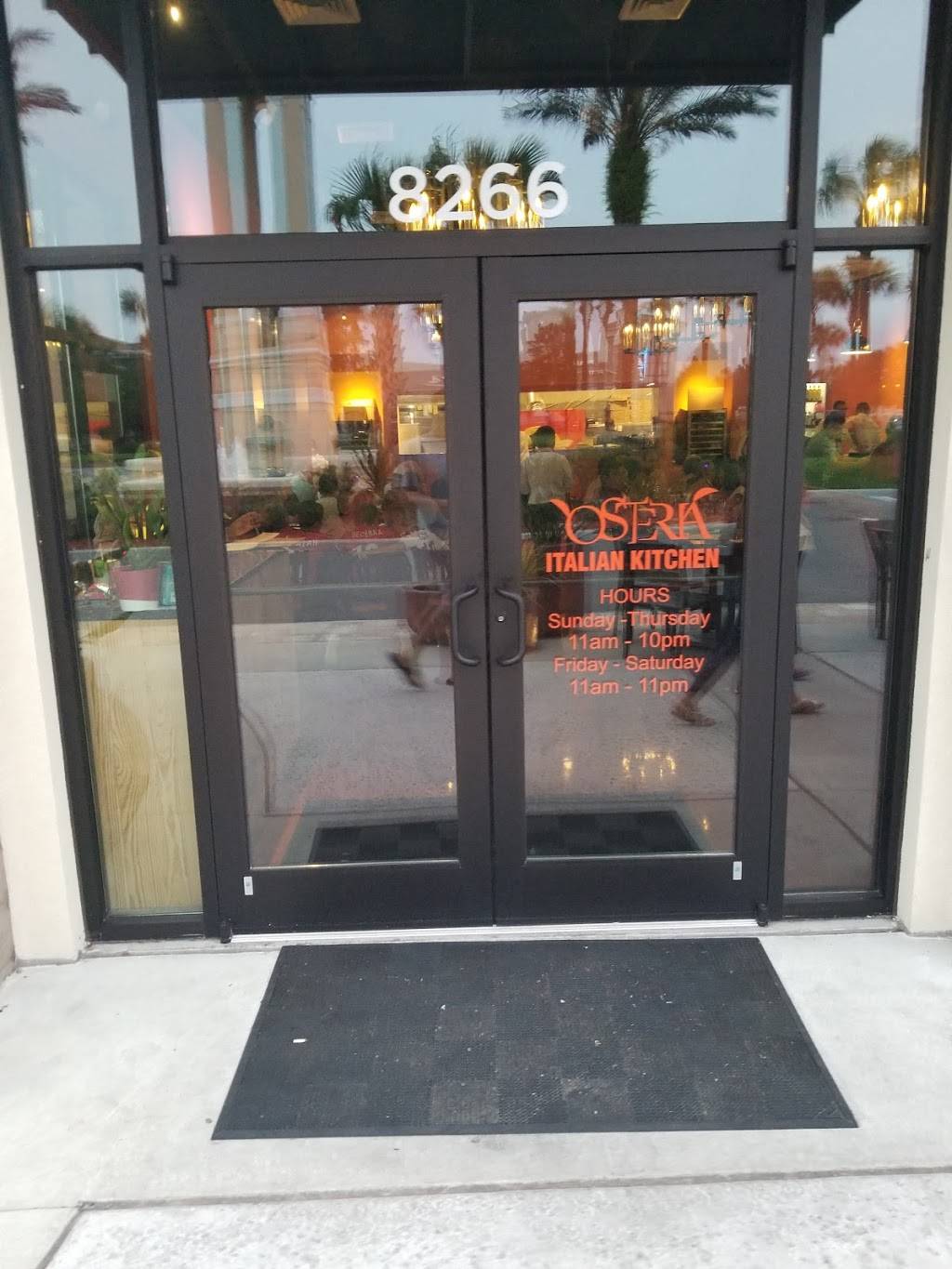 Osteria Italian Kitchen | cafe | 8266 Champions Gate Blvd, Championsgate, FL 33896, USA | 4074792098 OR +1 407-479-2098