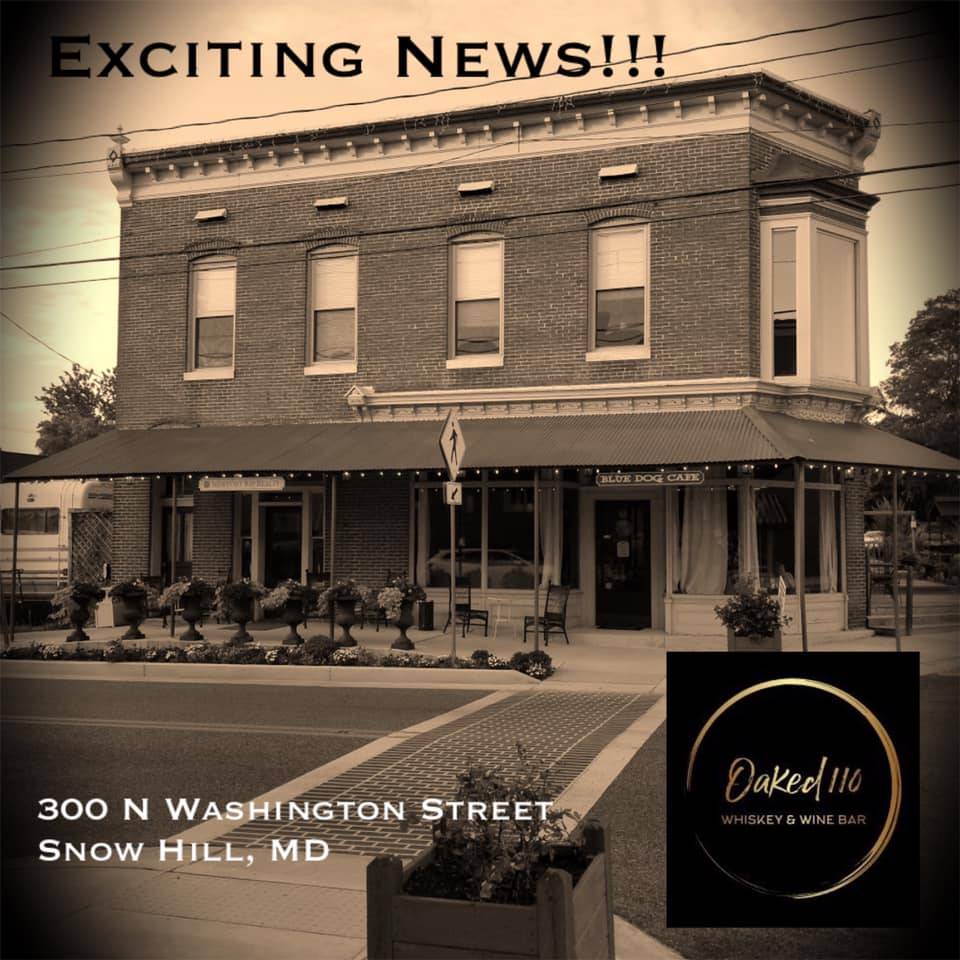 Oaked 110 | restaurant | 300 N Washington St, Snow Hill, MD 21863, USA | 4432345324 OR +1 443-234-5324
