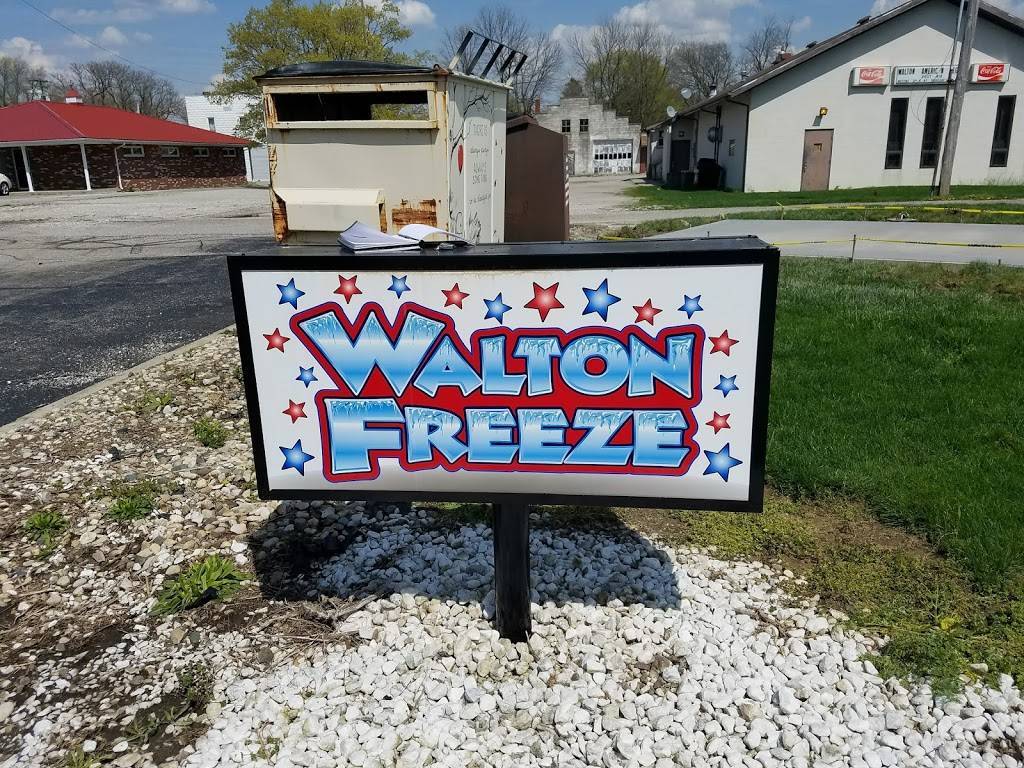 Walton Freeze | restaurant | 120 S Main St, Walton, IN 46994, USA | 5746260503 OR +1 574-626-0503