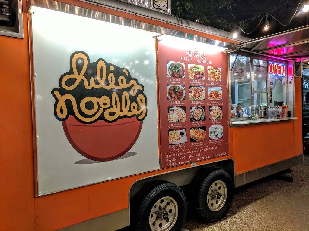 Julies Noodles (Food Truck) | restaurant | 2512 Rio Grande St, Austin, TX 78705, USA | 6465080087 OR +1 646-508-0087