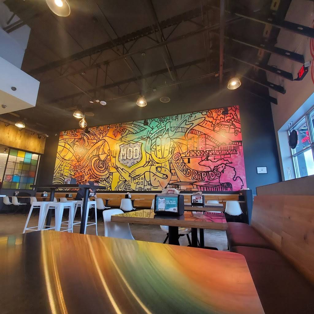 MOD Pizza | restaurant | 3565 28th St SE, Grand Rapids, MI 49512, USA | 6168277235 OR +1 616-827-7235