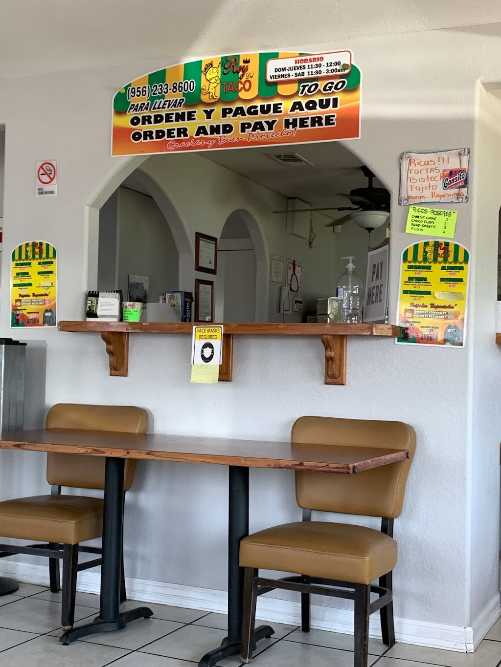 El Rey Del Taco | restaurant | 300 W Ocean Blvd, Los Fresnos, TX 78566, USA | 9562338600 OR +1 956-233-8600