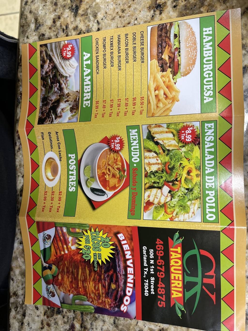 CK Taqueria | restaurant | 506 N 1st St, Garland, TX 75040, USA | 4696794875 OR +1 469-679-4875