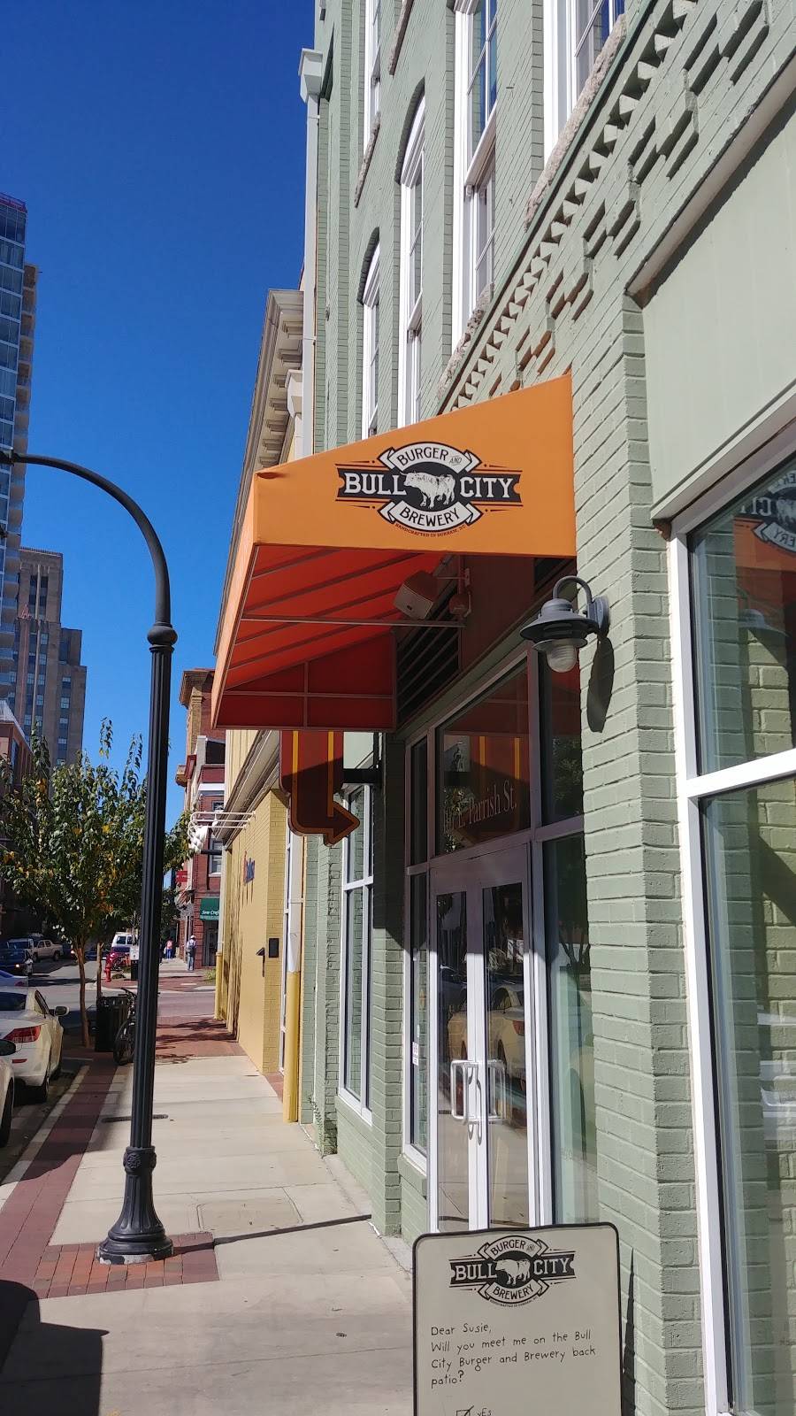 Bull City Burger and Brewery | restaurant | 107 E Parrish St, Durham, NC 27701, USA | 9196802333 OR +1 919-680-2333