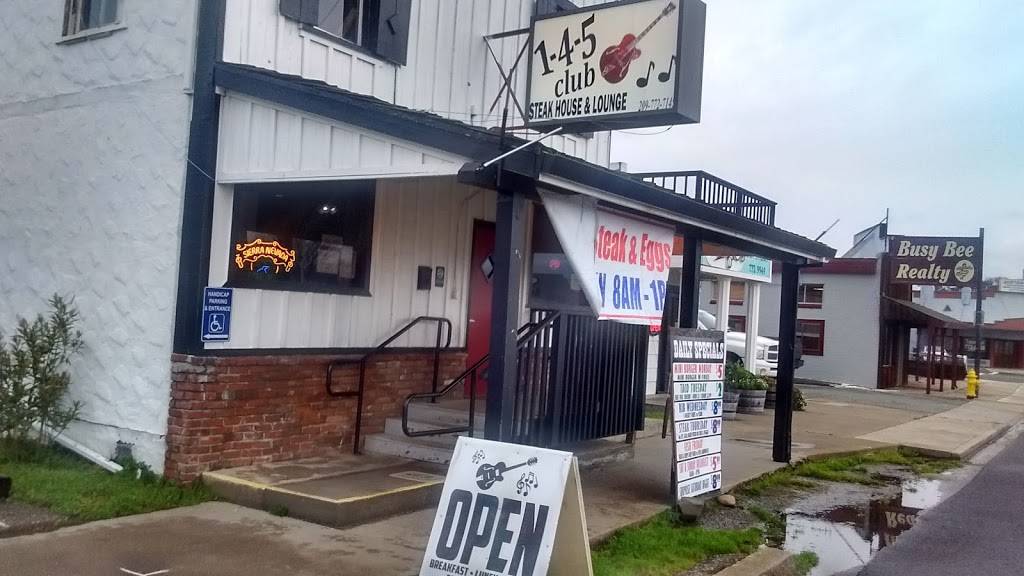 1-4-5 Club Steakhouse & Lounge | restaurant | 28 California St, Valley Springs, CA 95252, USA | 2097727145 OR +1 209-772-7145