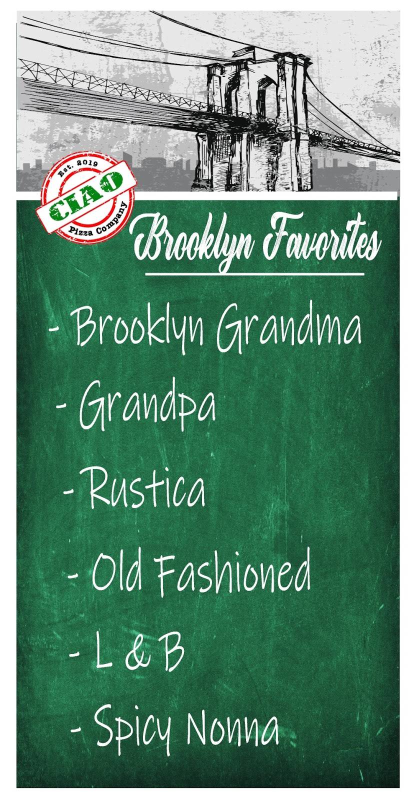 ciao pizza company | restaurant | 708 Old Bridge Turnpike, South River, NJ 08882, USA | 7322543334 OR +1 732-254-3334