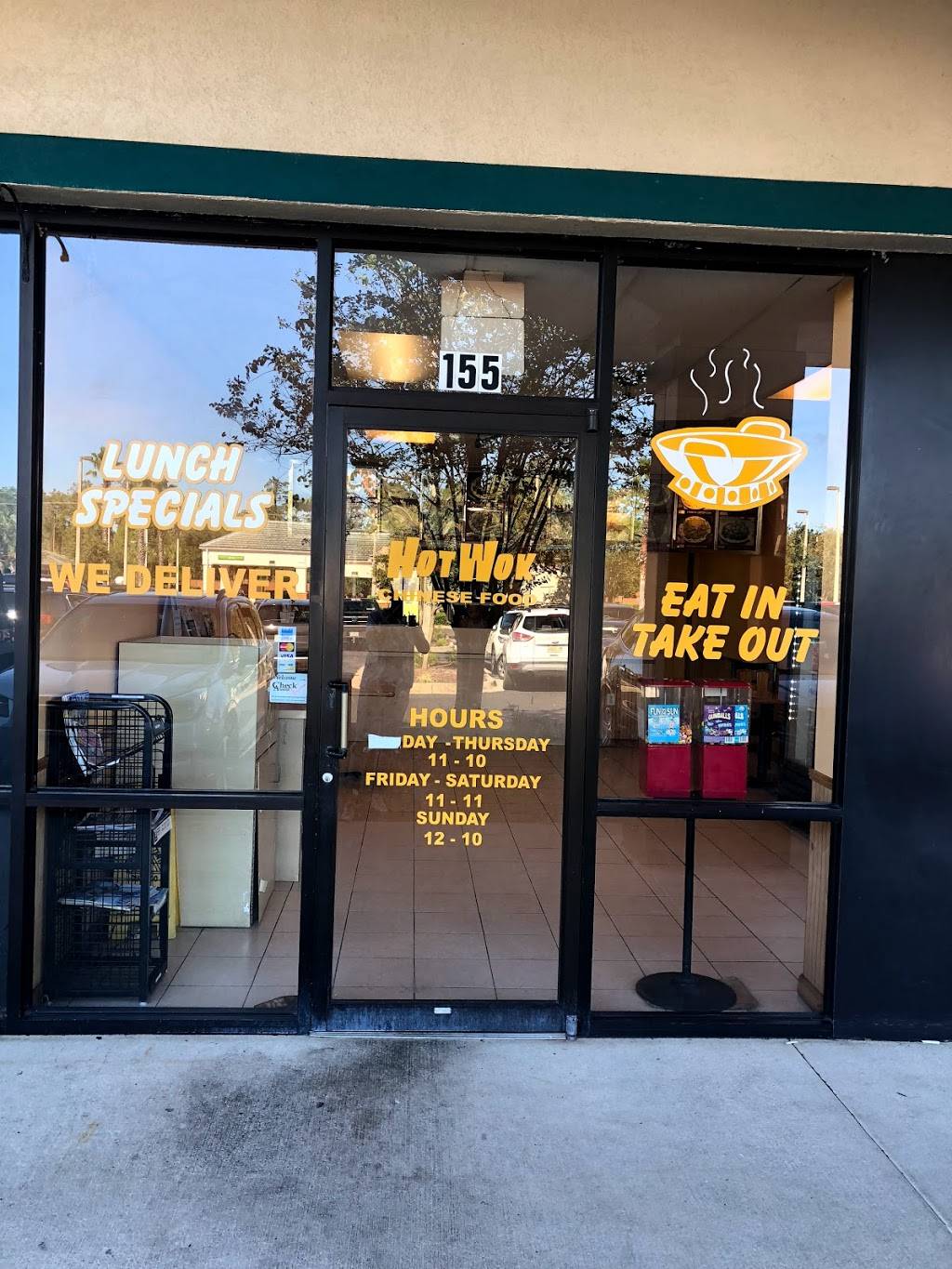 Hot Wok | restaurant | 1615 County Rd 220 #155, Fleming Island, FL 32003, USA | 9042784088 OR +1 904-278-4088