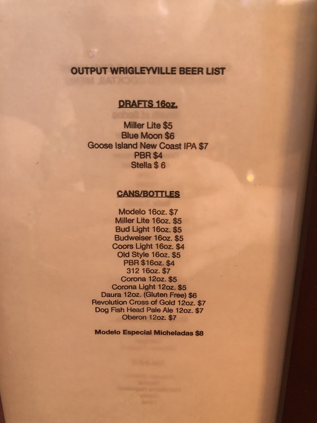 Output lounge | restaurant | 3720 N Clark St, Chicago, IL 60613, USA | 7736878658 OR +1 773-687-8658