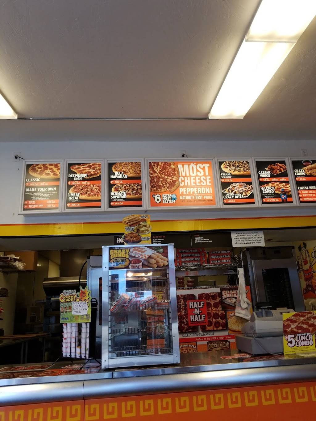 Little Caesars Pizza | meal takeaway | 109 S Fairview Ave, Goleta, CA 93117, USA | 8059675000 OR +1 805-967-5000