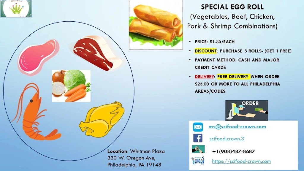 SciFood-Crown | restaurant | 330 Oregon Ave, Philadelphia, PA 19148, USA | 9084878687 OR +1 908-487-8687