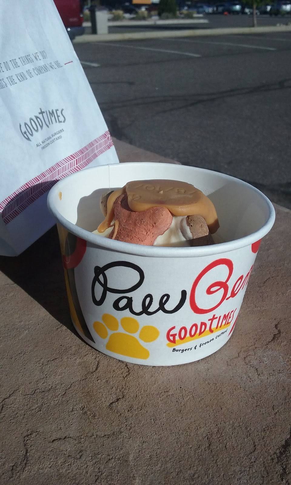 Good Times Burgers & Frozen Custard | restaurant | 8950 E Hampden Ave, Denver, CO 80231, USA | 3037717525 OR +1 303-771-7525