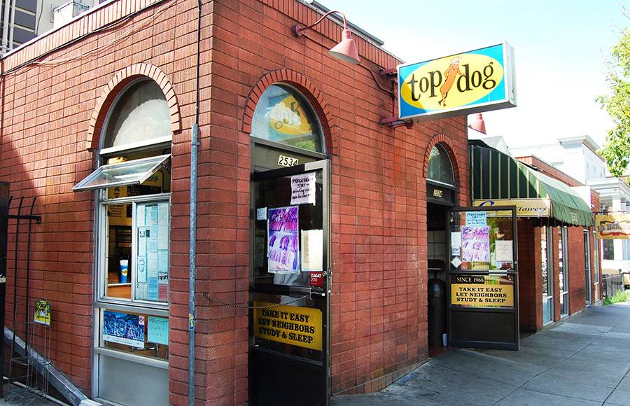 Top Dog | meal takeaway | 2534 Durant Ave, Berkeley, CA 94704, USA | 5108437250 OR +1 510-843-7250