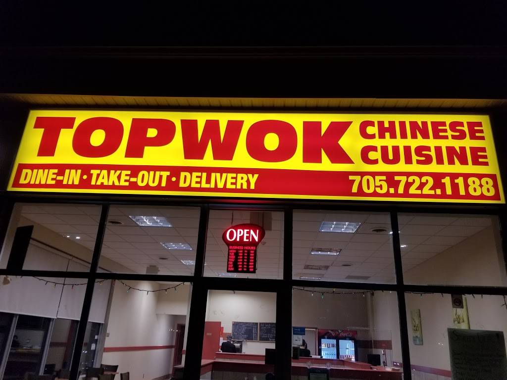 Top Wok | restaurant | 490 Mapleview Dr W, Barrie, ON L4N 8C4, Canada | 7057221188 OR +1 705-722-1188