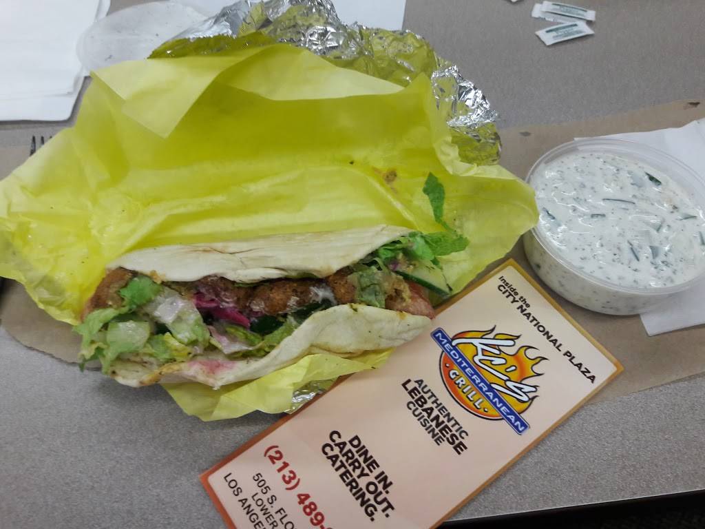 KCs Mediterranean Grill | meal takeaway | 505 S Flower St, Los Angeles, CA 90071, USA | 2134899002 OR +1 213-489-9002