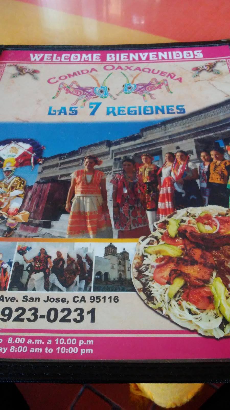 Las 7 Regiones | restaurant | 142 S Jackson Ave, San Jose, CA 95116, USA | 4089230231 OR +1 408-923-0231