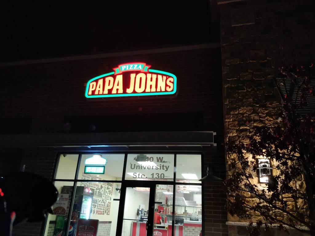 Papa Johns Pizza | restaurant | 4740 West University Drive Suite 130, Prosper, TX 75078, USA | 9723471400 OR +1 972-347-1400