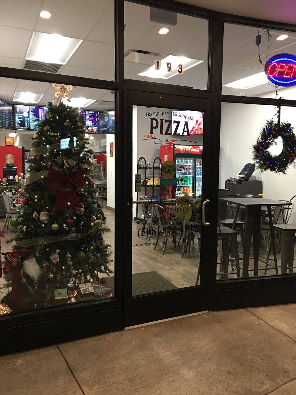 Framingham Sub Shop & Pizza | restaurant | 6701, 193 Concord St, Framingham, MA 01702, USA | 5088721919 OR +1 508-872-1919