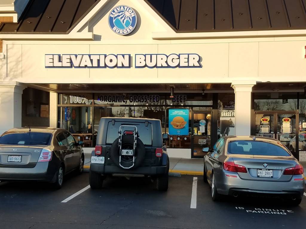 Elevation Burger | restaurant | 9518 Main St, Fairfax, VA 22031, USA | 7034262017 OR +1 703-426-2017
