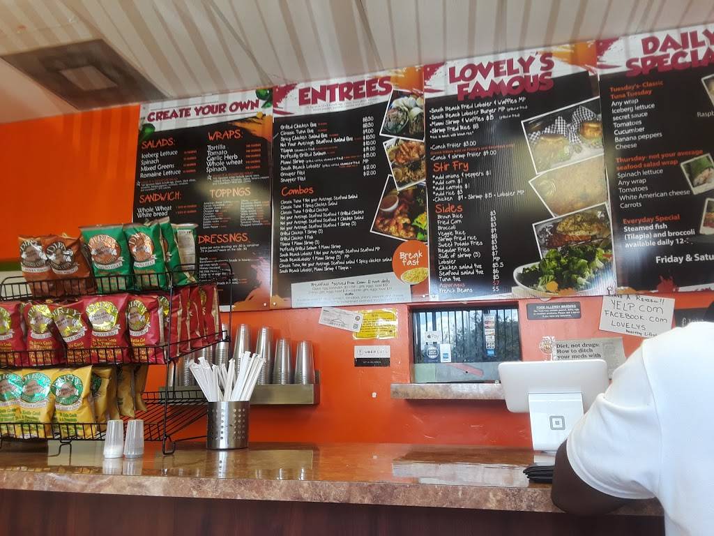 Lovelys On The Go | restaurant | 1806 NW 183rd St, Miami Gardens, FL 33056, USA | 3056217977 OR +1 305-621-7977